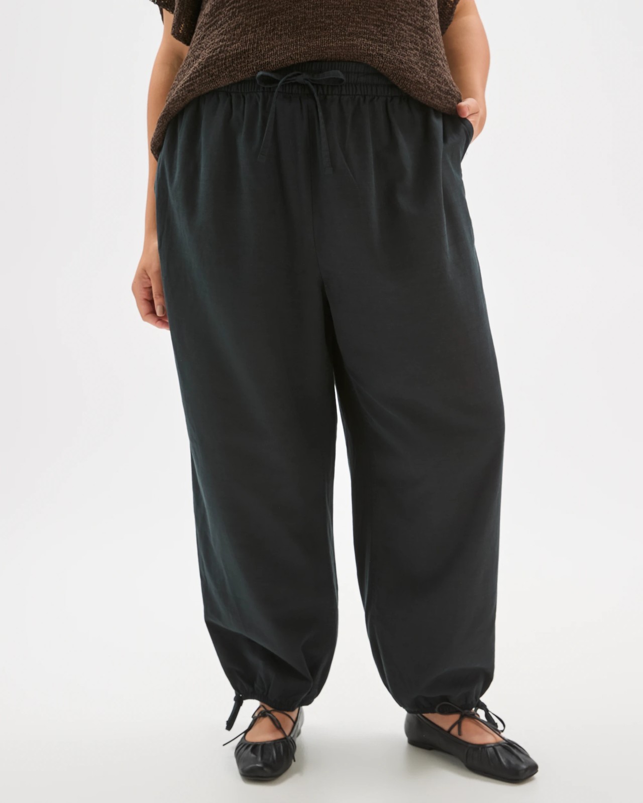 Plus Size Slub Utility Pants 4 of 5
