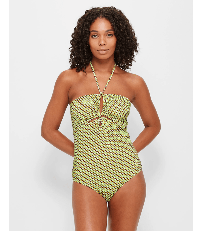 Sea Level Keyhole Halter One Piece - Eco Essentials