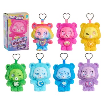HAPPY HAUL Care Bears Vinyl Clip-On Plush - Assorted