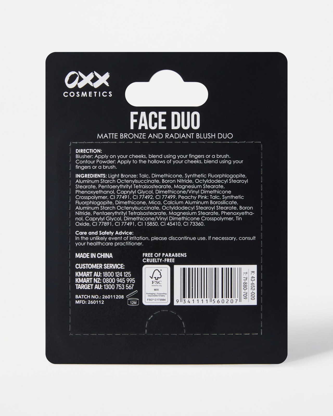 OXX Cosmetics Face Duo: Matte Bronze and Radiant Blush Duo - Light Bronze and Peachy Pink 6 of 6