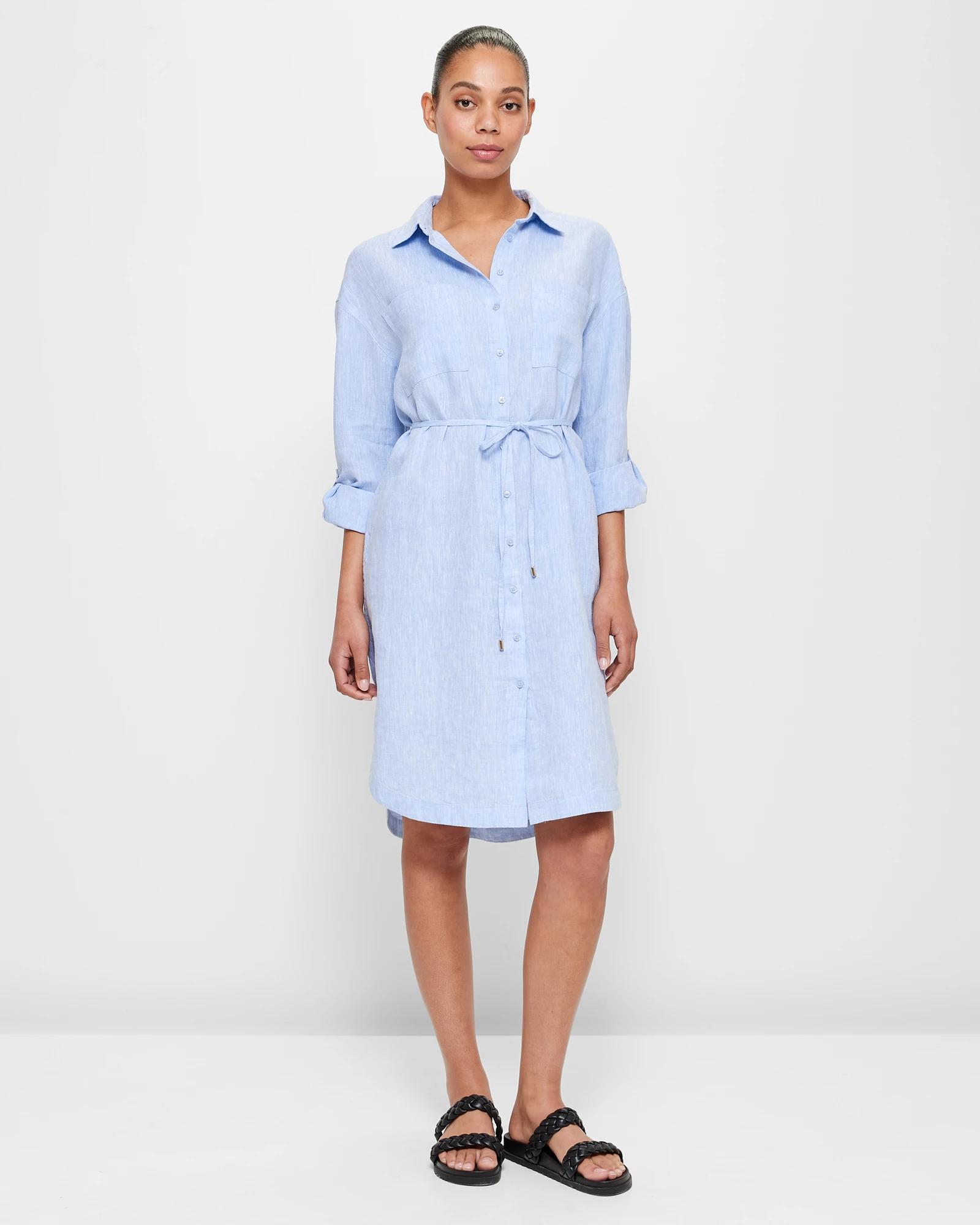 Target linen shirt dress online