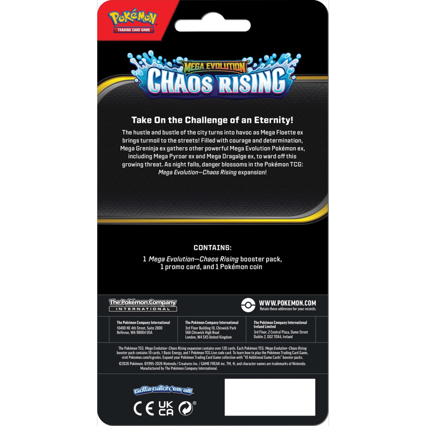 Pokemon TCG: Mega Evolution Chaos Rising Checklane Blister - Assorted  2 of 2