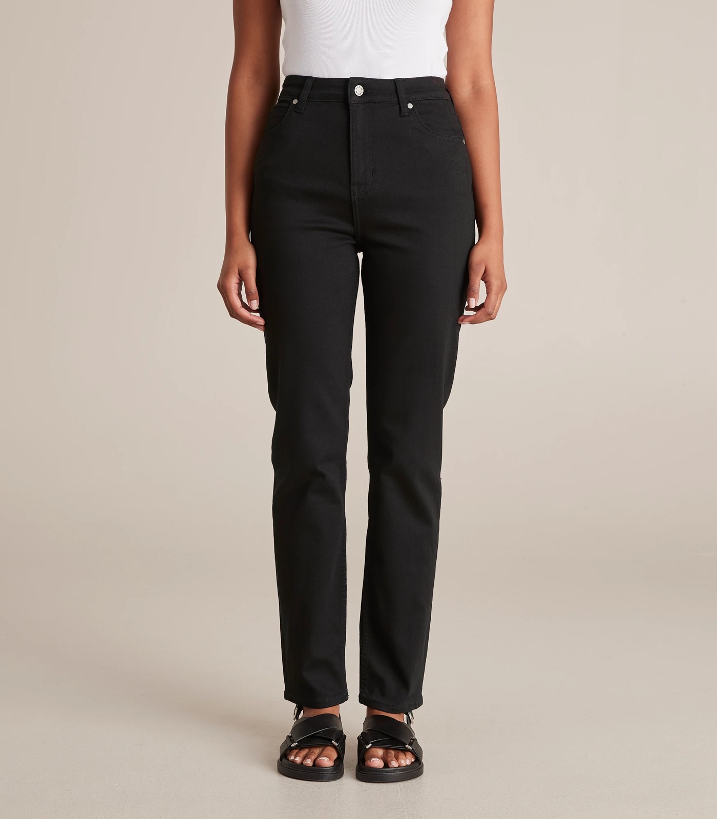 Black high best sale waisted jeans target