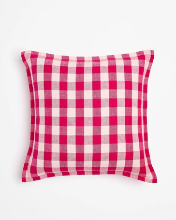 Sutton Linen Cotton YD Gingham Cushion