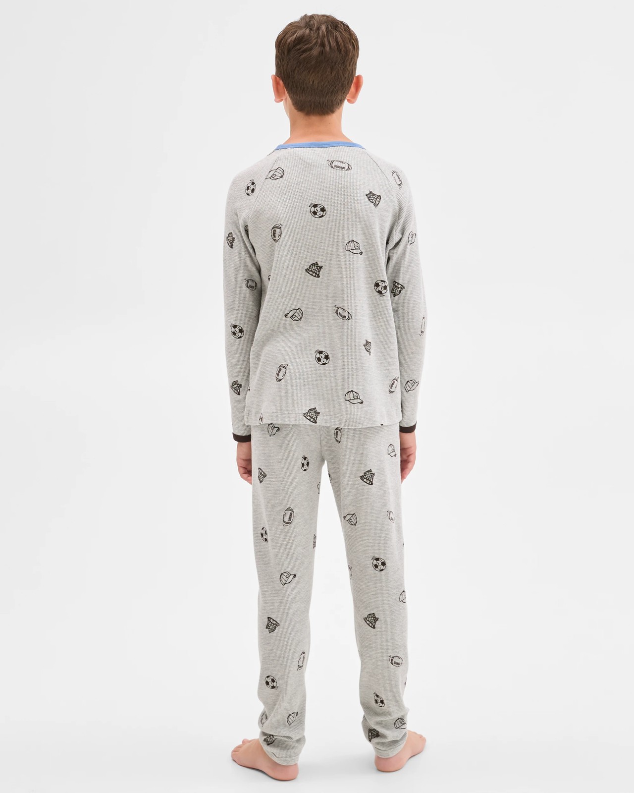 Australian Cotton Older Boys Elevated Knit Pyjama Set 4 of 5