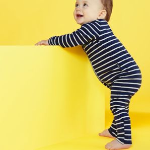 Bonds Baby Stripe Zip Wondersuit Coverall