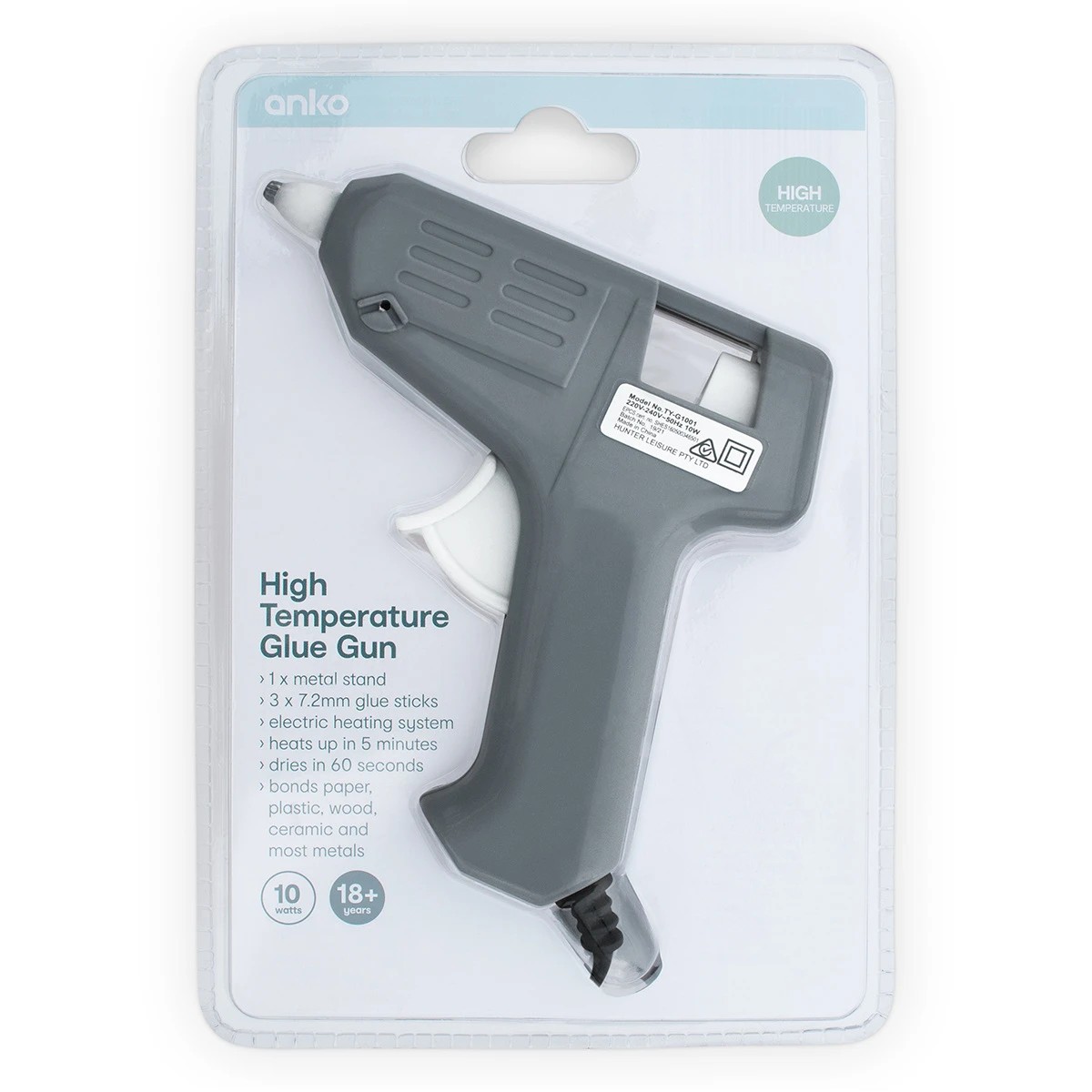 Hot glue shop gun target