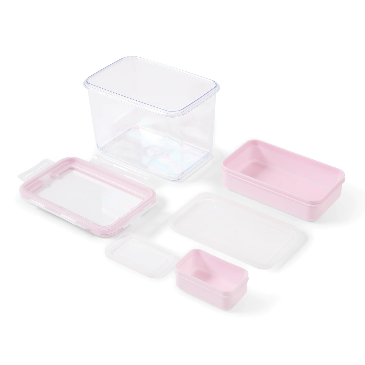 Anko 7 Piece Meal Prep Set - Pink 5 of 5