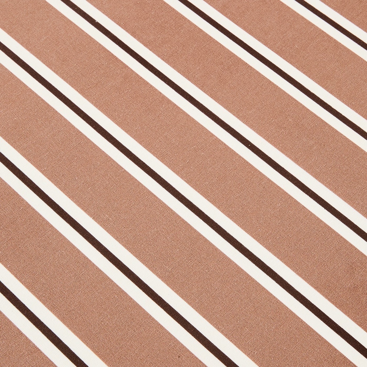 Anko Mocha Stripe Tablecloth 4 of 4