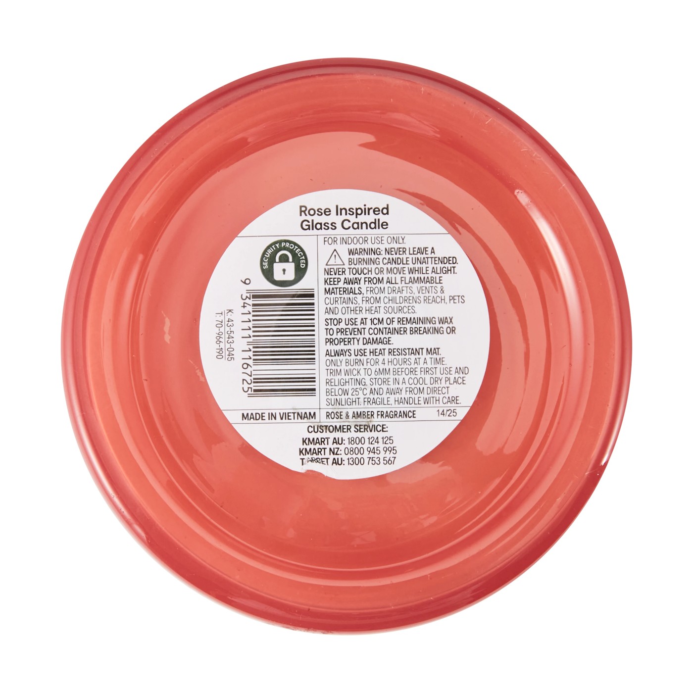 Rose Inspired Glass Candle - Anko 5 of 5