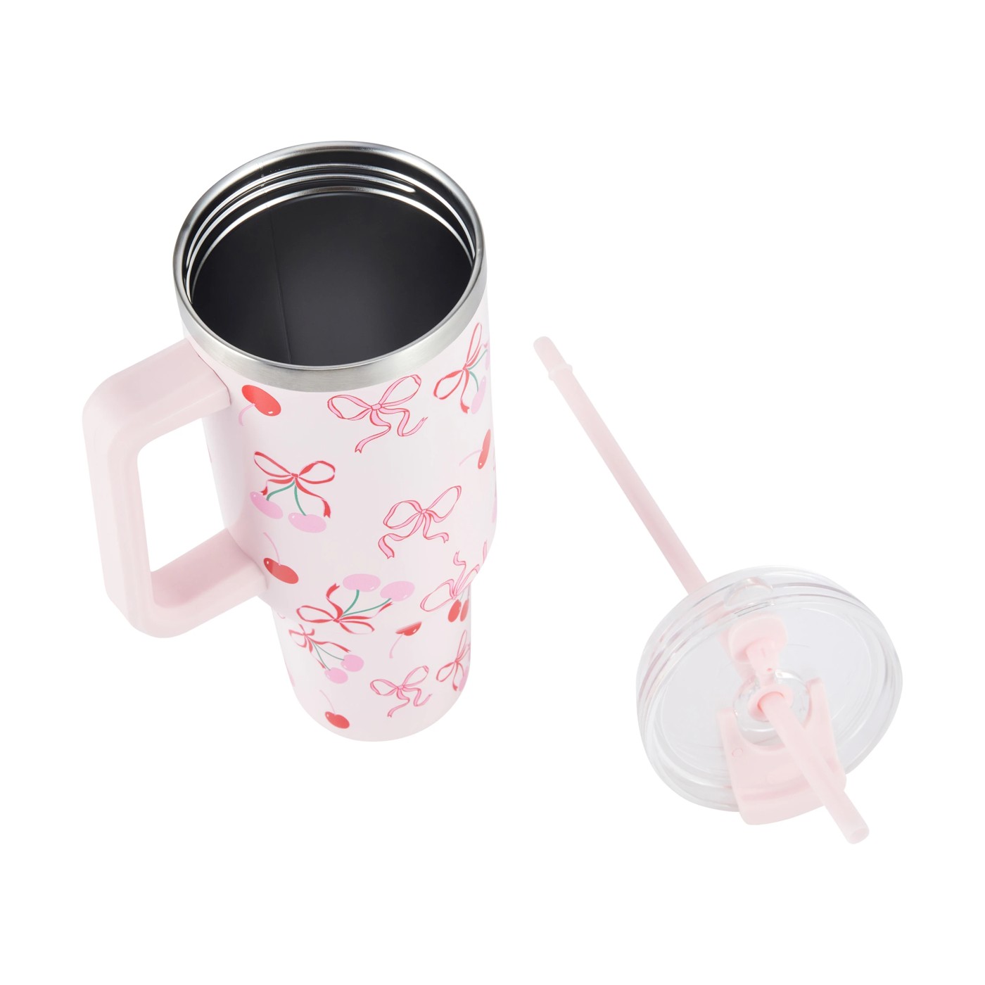 1.18L Cherry and Bow Jumbo Tumbler with Handle - Anko 4 of 5