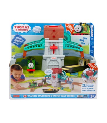 Thomas & Friends Talking Bulstrode & Which-Way Bridge Toy Train Set