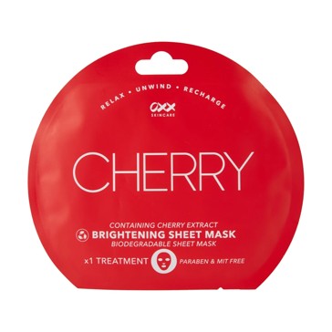 Brightening Sheet Mask 20ml  Cherry Extract - OXX Skincare