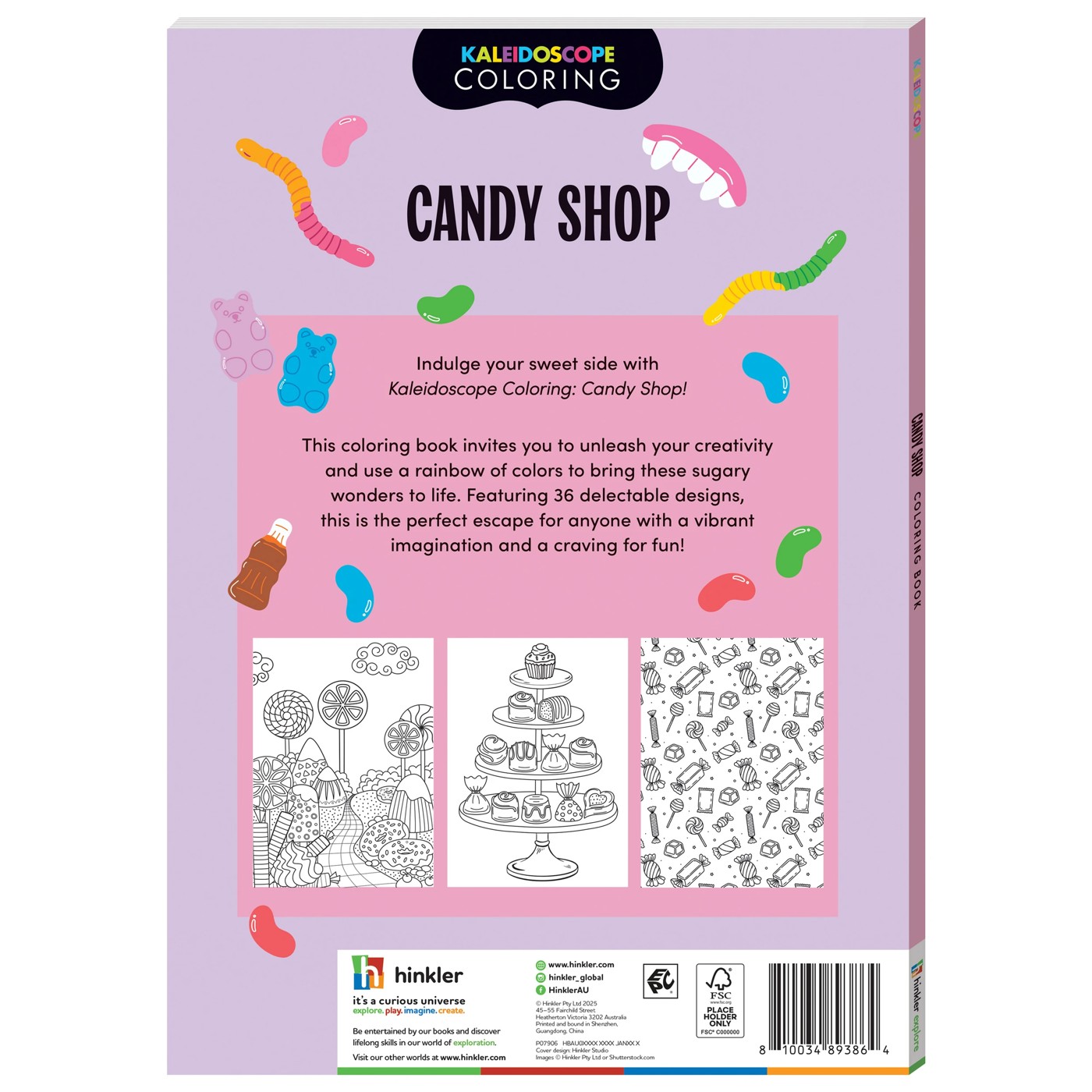 Kaleidoscope Coloring: Candy Shop - Book 2 of 6