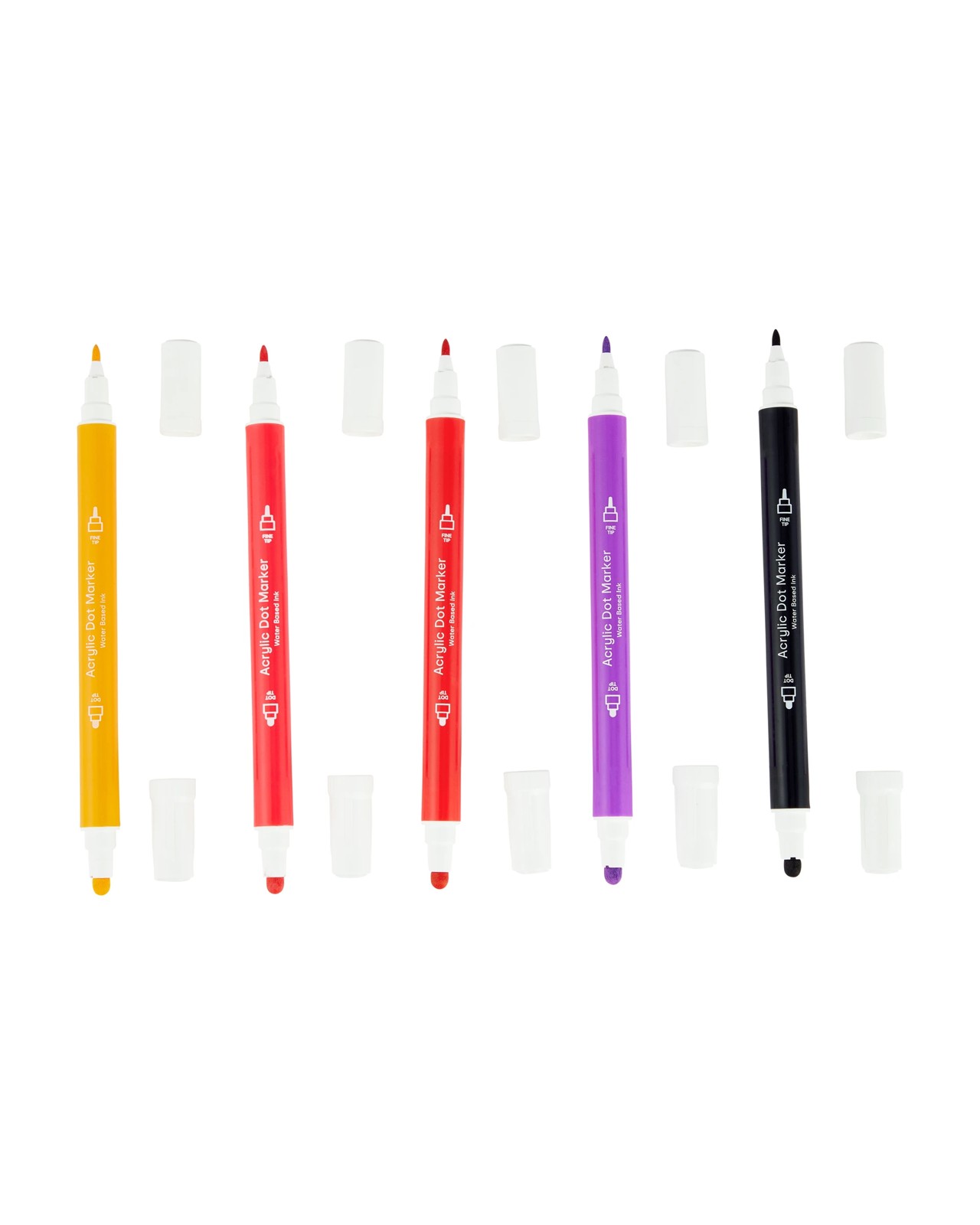 Anko 10 Pack Dual-Tip Acrylic Dot Markers - Bright 4 of 6