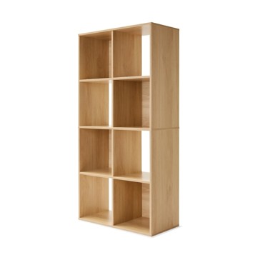 Anko 8 Cube Display Storage Unit - Oak