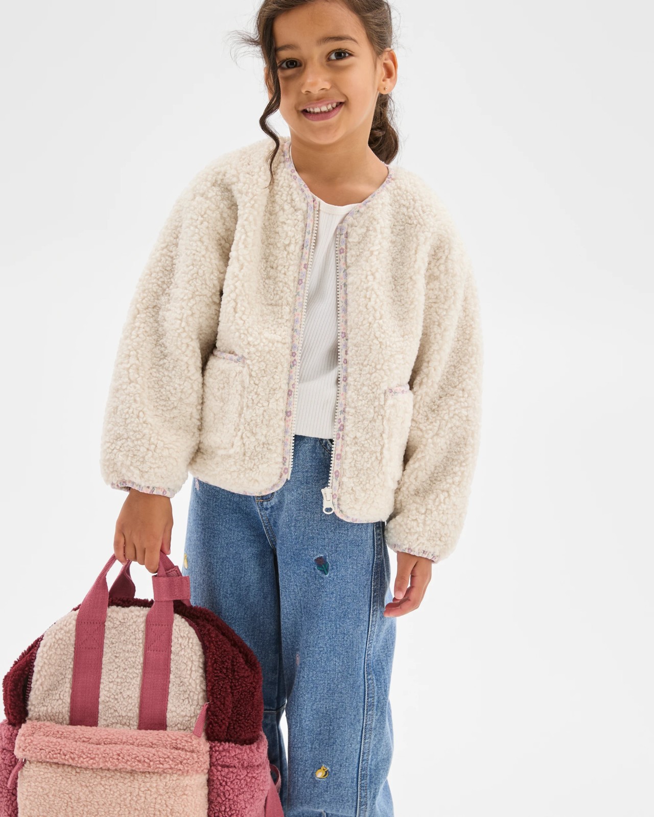 Long Sleeve Teddy Jacket 2 of 6