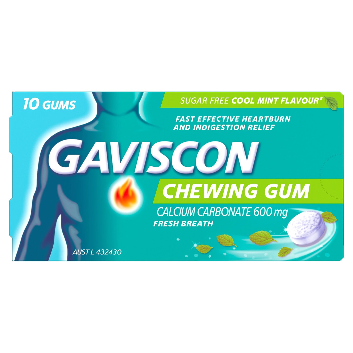 10 Pack Gaviscon Chewing Gum 2 of 6