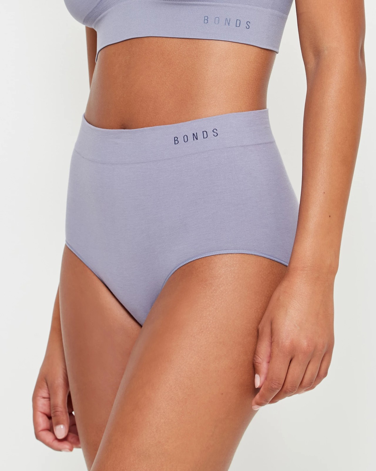 Bonds Seamless Full Briefs - Aromatic Grey