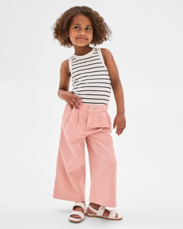 Denim Wide Leg Pant