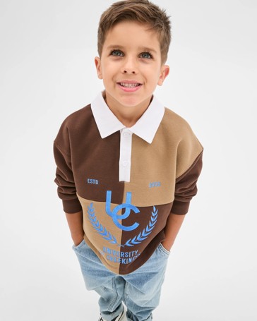 Australian Cotton Blend Heavyweight Oversized Rugby Jumper