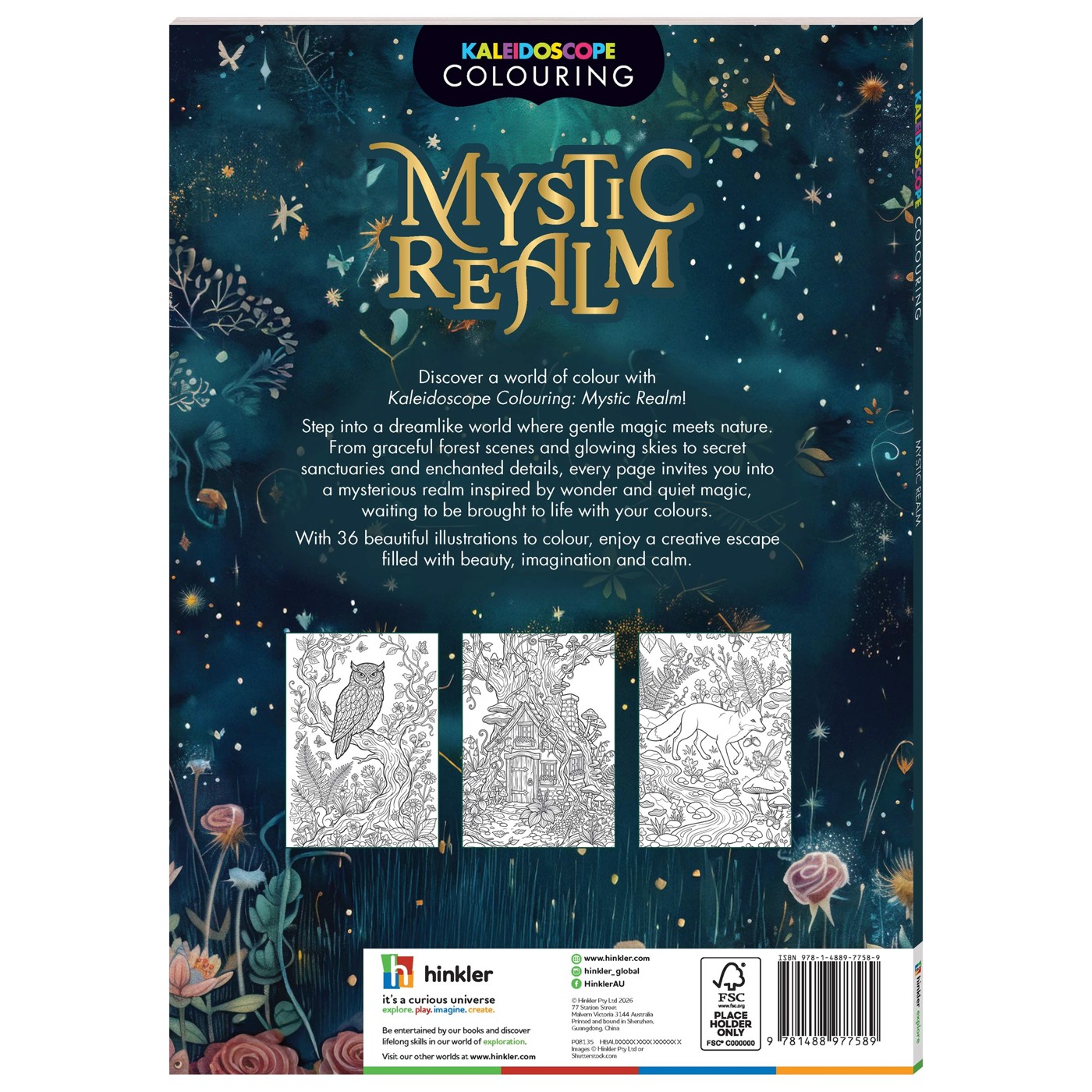 Kaleidoscope Colouring: Mystic Realm - Book 2 of 5