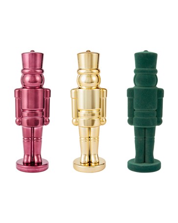 Anko Flocked Nutcracker - Assorted