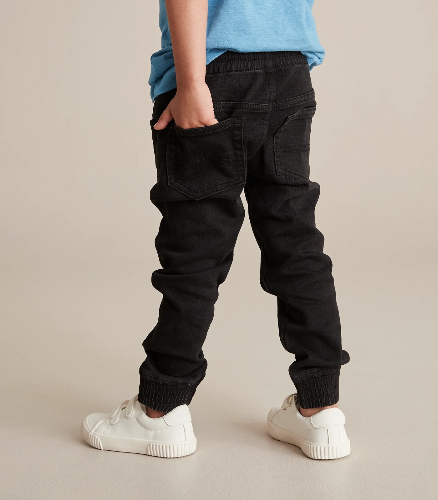 Target denim online joggers