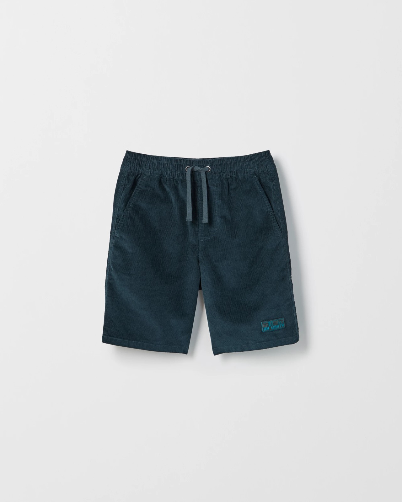 Cotton Elastic Waistband Corduroy Shorts - Green 5 of 6