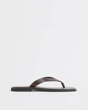 Leather Slim Thongs