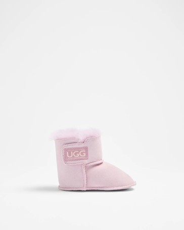 Baby Sheepskin and Leather Slipper Boot