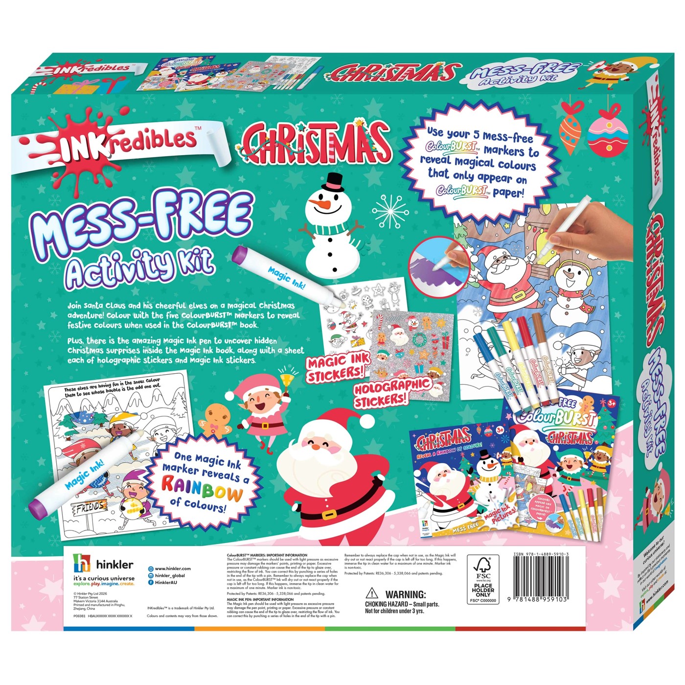 INKredibles Mess-Free Christmas Activity Kit - Book 2 of 5