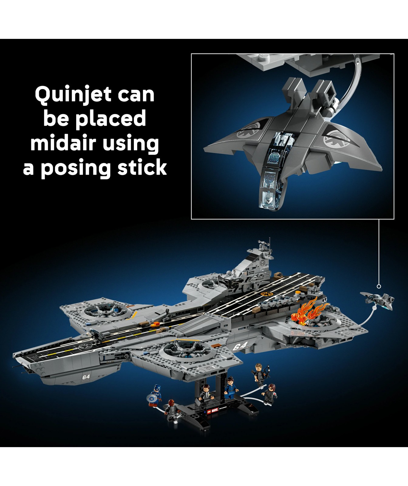 Pre-Order LEGO® Super Heroes Marvel S.H.I.E.L.D. Helicarrier 76354 6 of 6