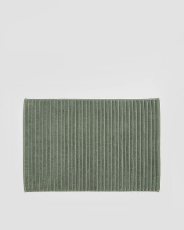 Luxury Egyptian Cotton Pile Bath Mat - Sage