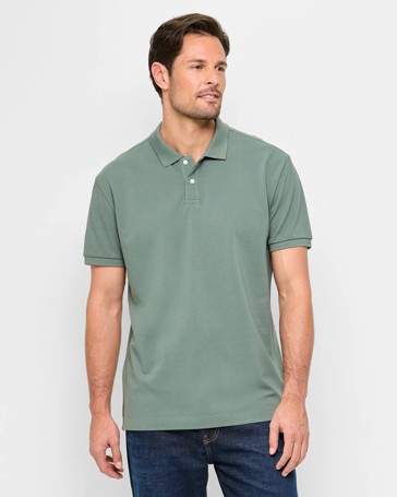 Australian Cotton Pique Polo Top