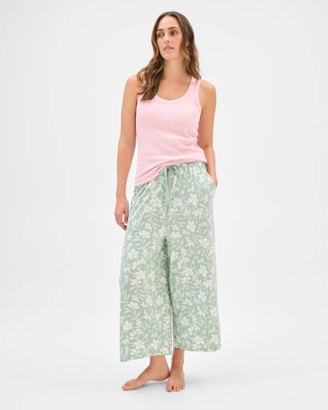 Soft Comfort Bamboo Culotte Sleep Pants