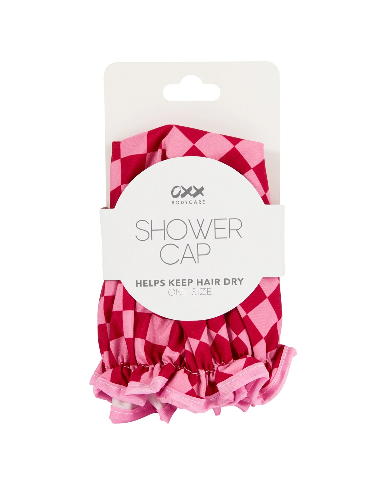 OXX Bodycare Shower Cap - Pink and Red 4 of 4
