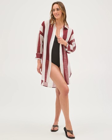 Resort Longline Swim Overshirt