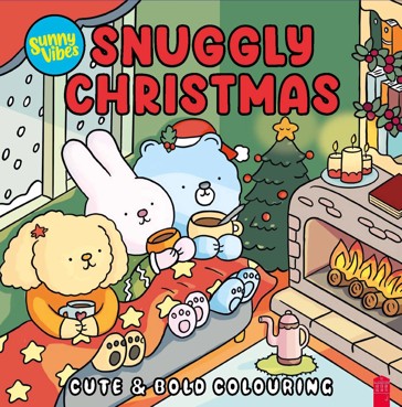 Sunny Vibes Snuggly Christmas Cute & Bold Colouring Book