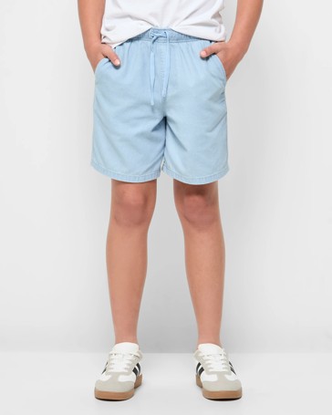 Chambray Shorts