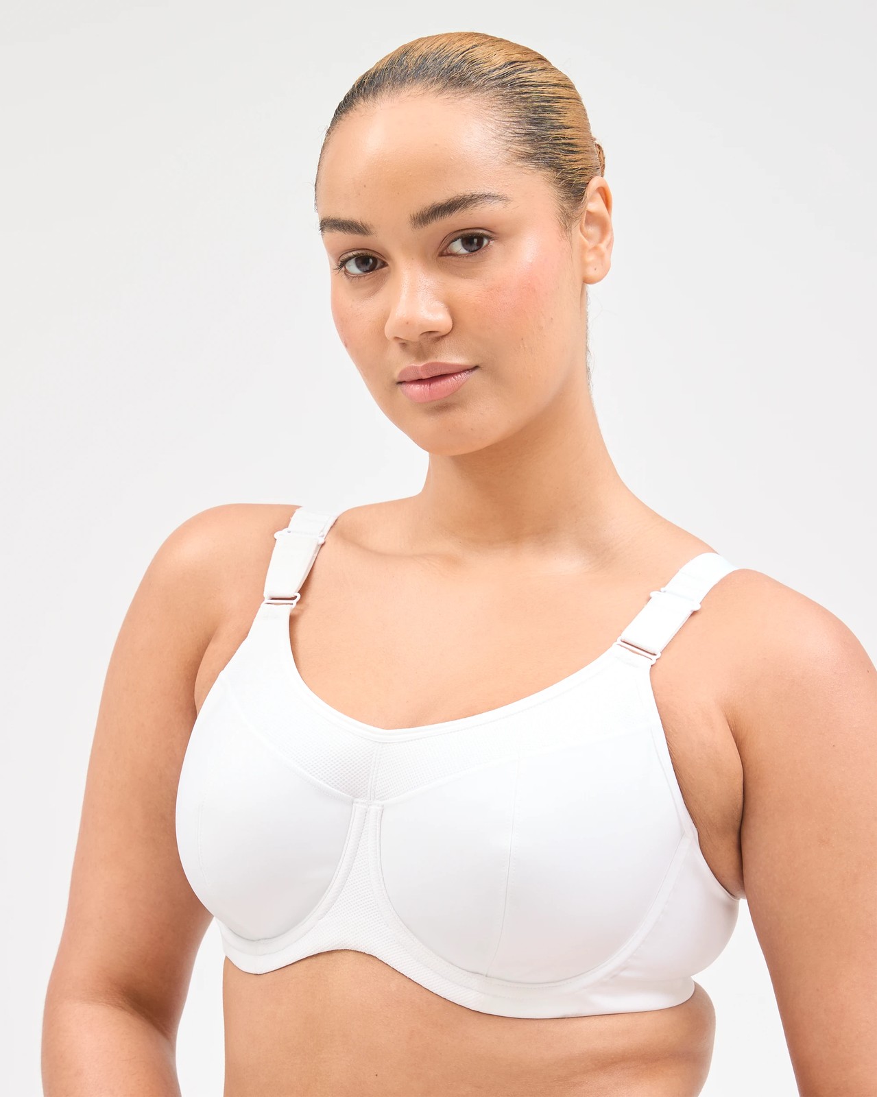 Valen High Impact Underwire Soft Cup Sports Bra - White 2 of 4