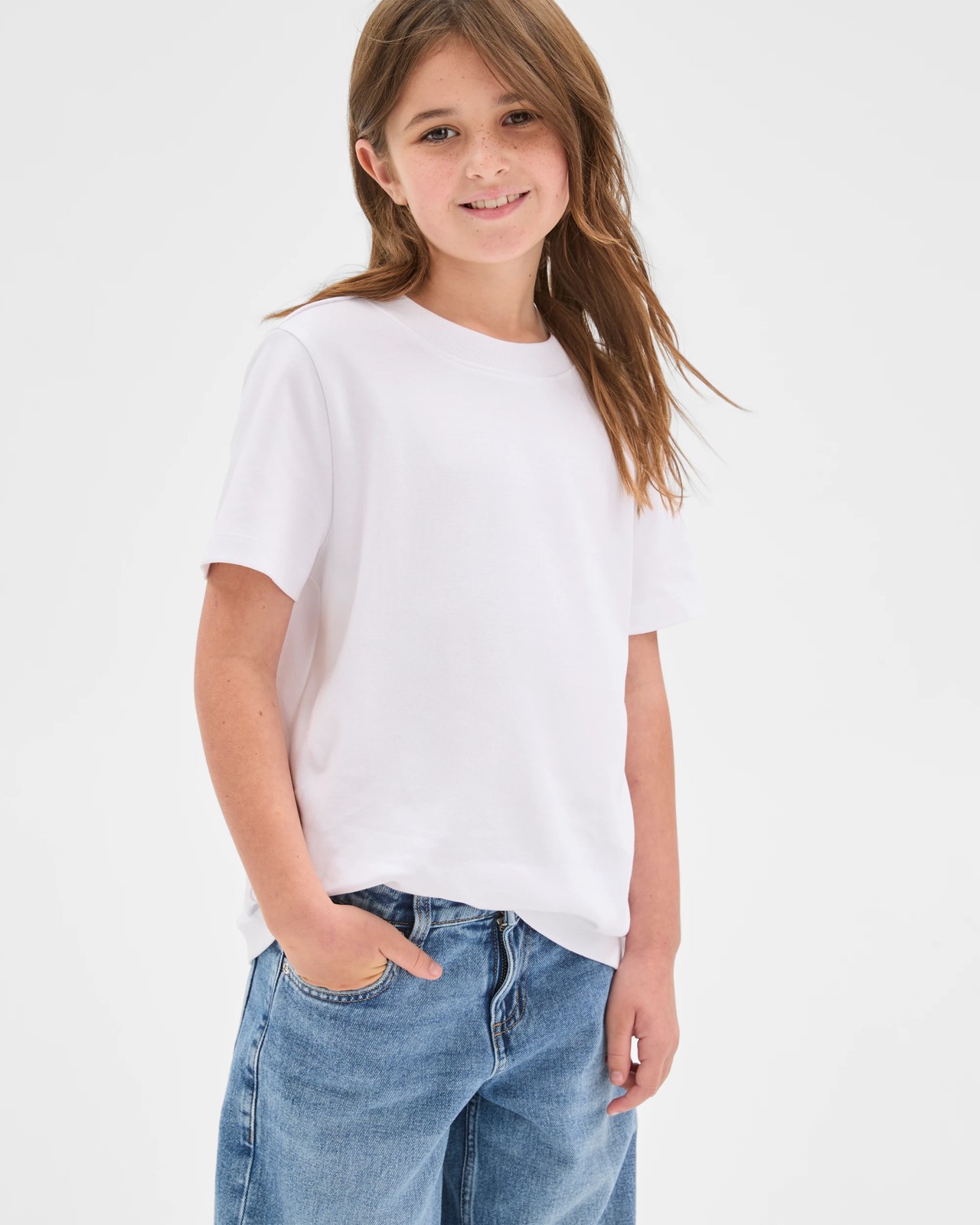 Australian Cotton Everyday T-Shirt - White 2 of 4