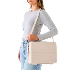 Vanity Case with Strap, Cream - Anko product image