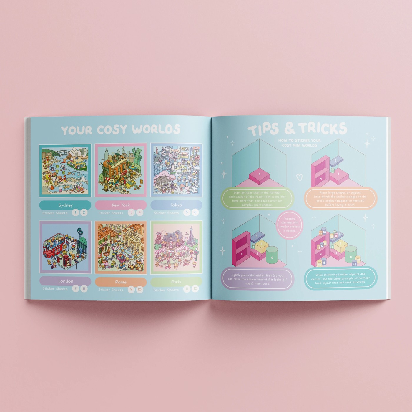 Cosy Sticker Worlds Dream Vacation - Book 4 of 5
