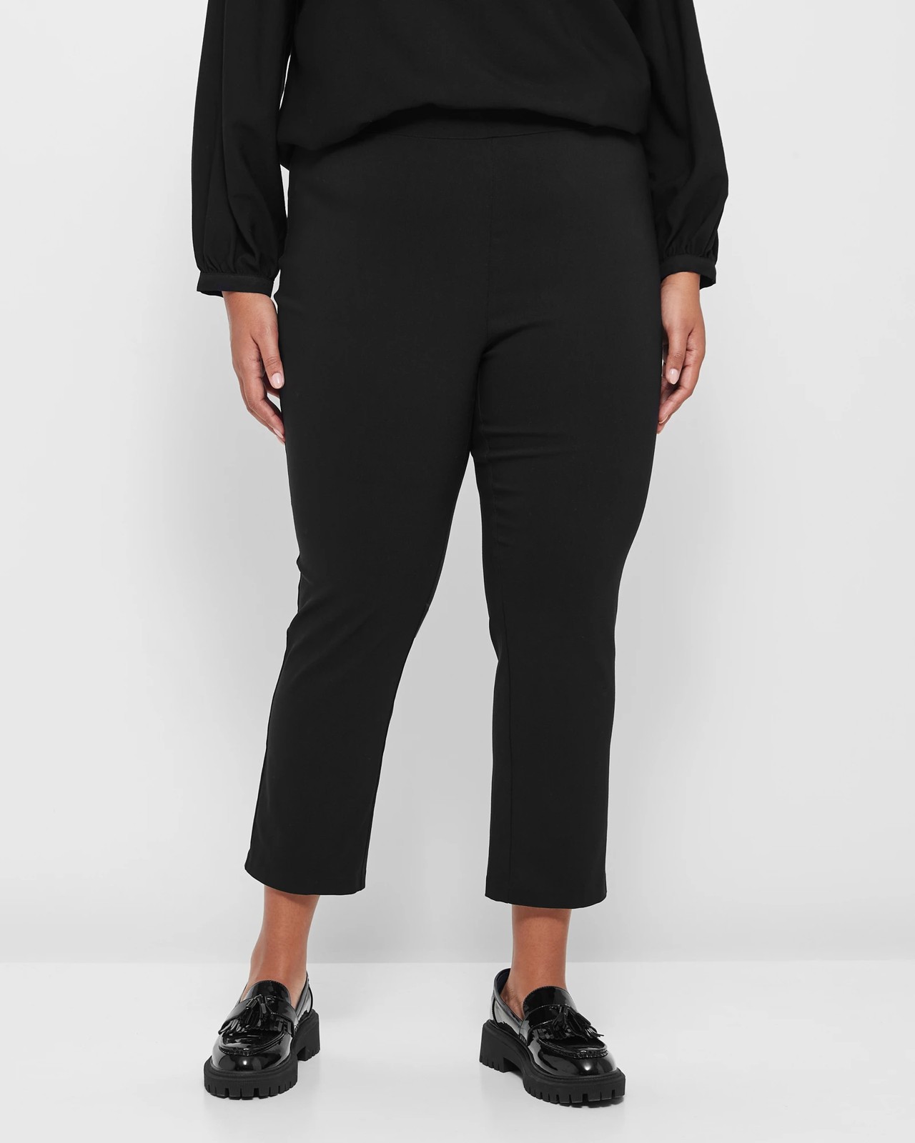 Plus Size 7/8 Length Bengaline Pants | Target Australia