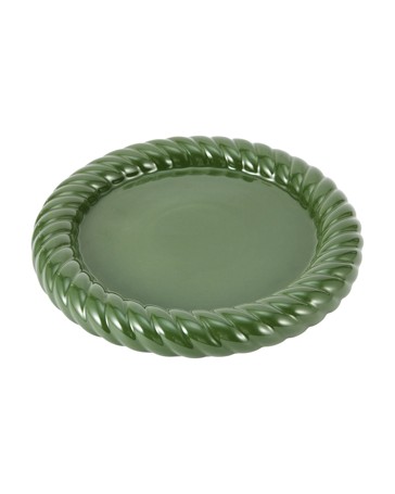 Anko Green Twist Edge Decor Tray