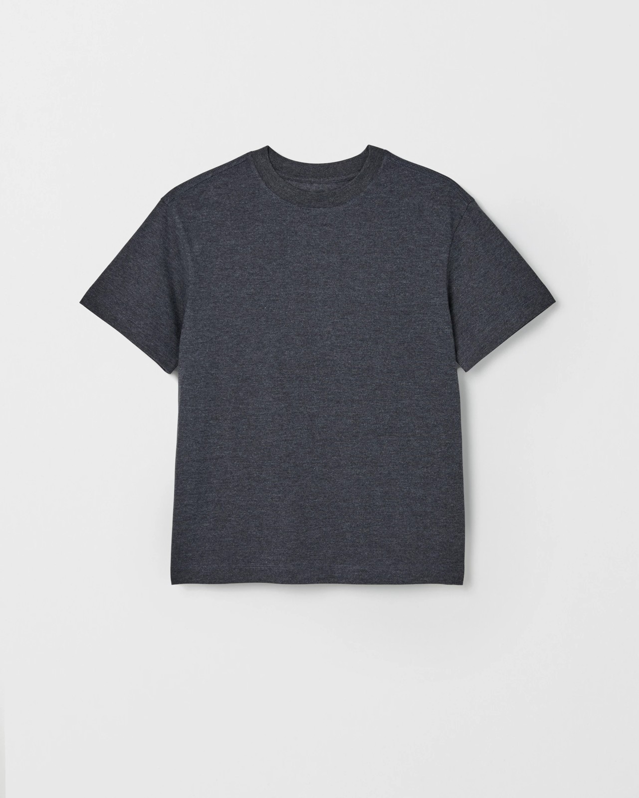 Australian Cotton 2 Pack T-Shirts - Sea Spray Charcoal Marle 3 of 4