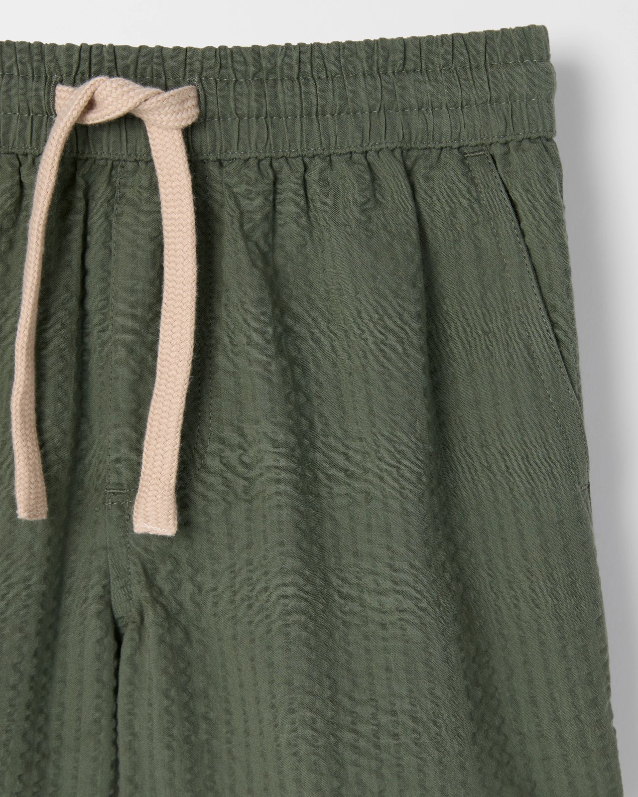 Australian Cotton Seersucker Volley Shorts - Beetle 2 of 2