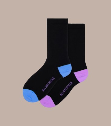 2 Pack All Day Heel And Toe Lightweight Crew Socks - Underworks