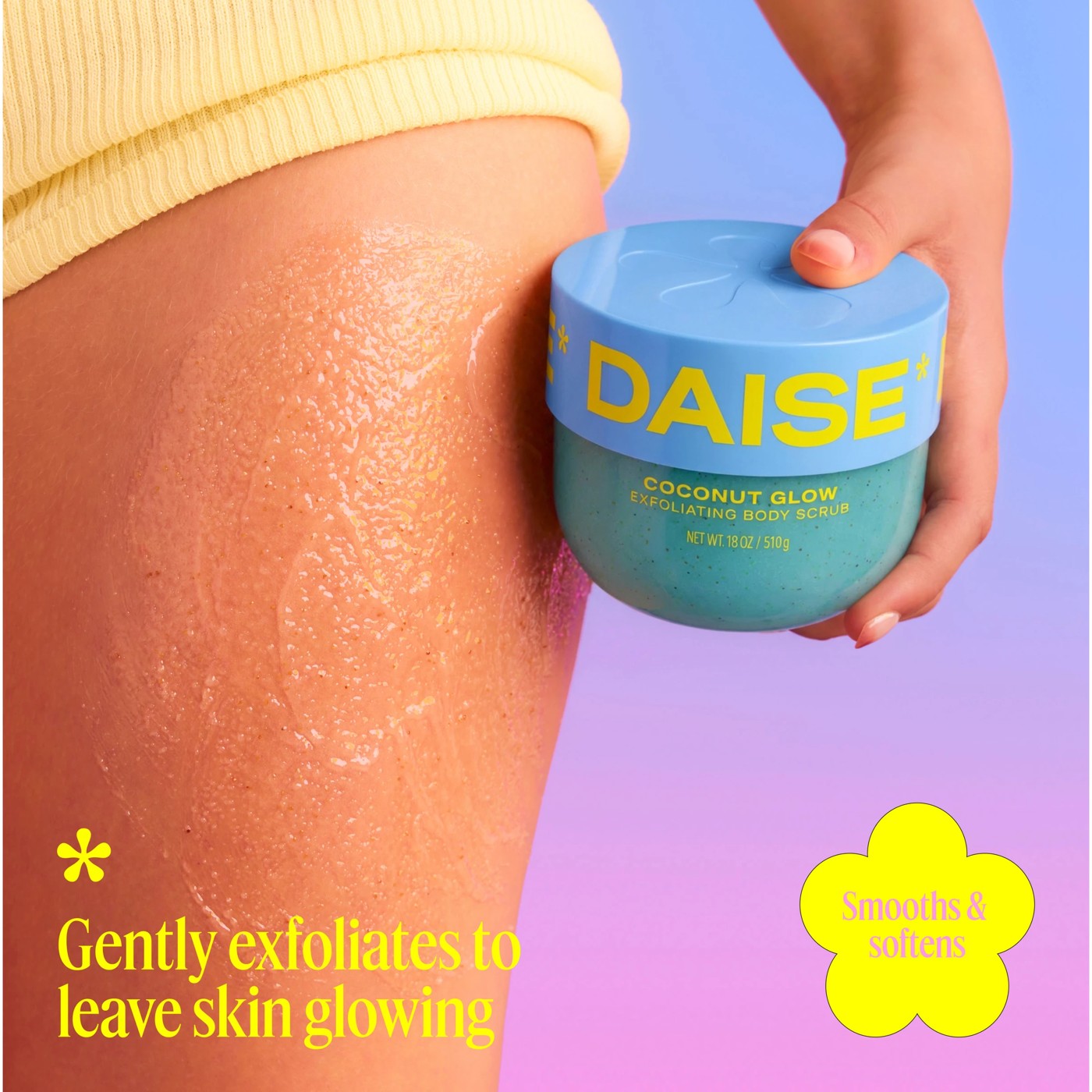 DAISE Exfoliating Body Scrub 510g - Coconut Glow 3 of 5